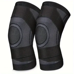 Adjustable Compression Knee Support Sleeves (2 Pieces)