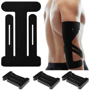Precut Elbow Kinesiology Tape 6PCS Elastic Support Strips