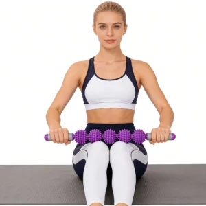 5-Ball Spiked Muscle Roller Stick for Deep Recovery