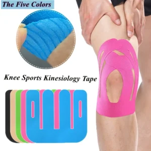 Knee Support Kinesiology Tape Set 5PCS Elastic Patches