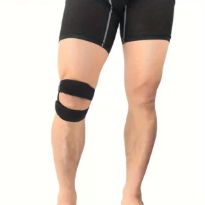 Compression Knee Support Sleeves with Patella Bands (2 Pieces)