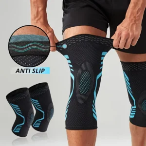 Professional Compression Knee Support Sleeves (2 Pieces)