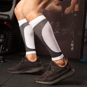 Footless Calf Compression Sleeves for Muscle Support and Recovery
