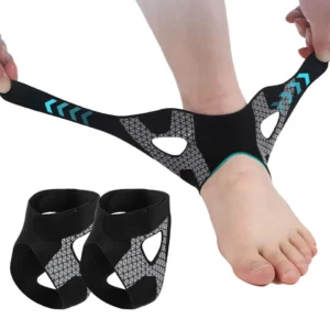 Ultra-Thin Ankle Support with Dual Compression Straps