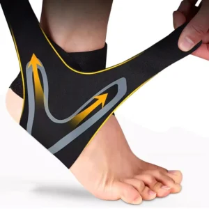 Adjustable Ankle Support Wrap with Compression Strap