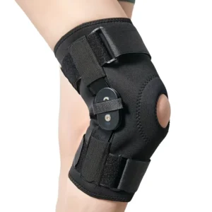 Adjustable Knee Support Brace with Side Stabilizers