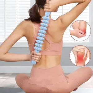 Bendable 10-Roller Massage Stick for Running Recovery