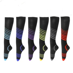 Knee High Compression Sports Socks for Running and Training