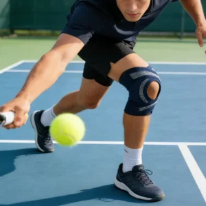 Cross Strap Stabilizing Knee Support with Patella Pad