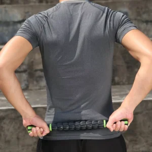 9-Roller Muscle Massage Stick for Running Recovery
