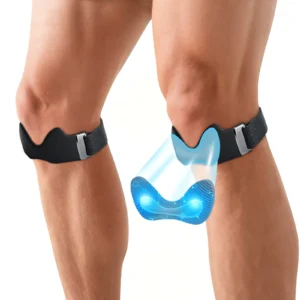 Adjustable Silicone Patellar Knee Support Strap with Air Cushion
