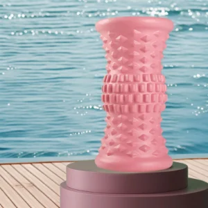 Compact Textured Foam Roller for Deep Muscle Relief