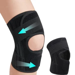 Reinforced Stabilizing Knee Support Brace with Side Supports