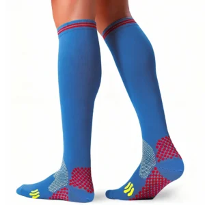 Knee High Compression Sports Socks for Running and Training